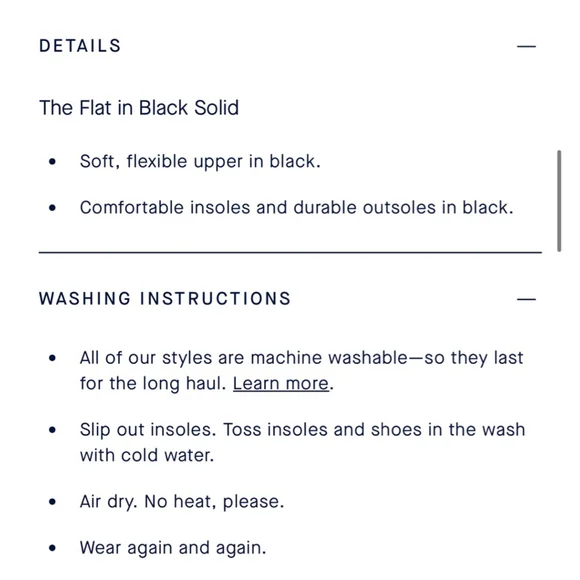 Women's Rothy's The Flat Black Flats 9 - Picture 3 of 3